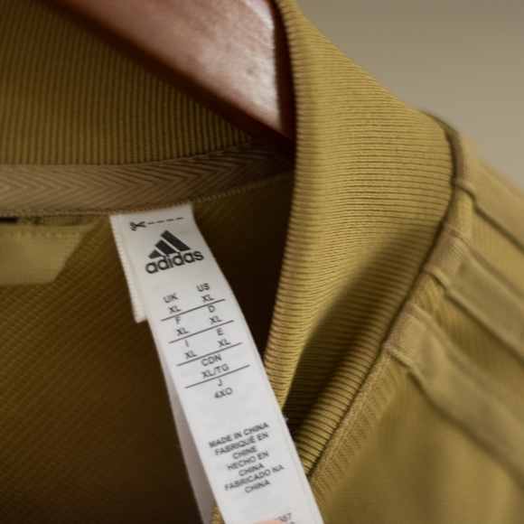 Gold/Brown Vintage Adidas Soccer Jacket - Picture 2 of 4